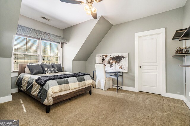 3227 Aviary Ct NW, Acworth, GA 30101 - bedroom featuring carpet floors, baseboards, and a ceiling fan