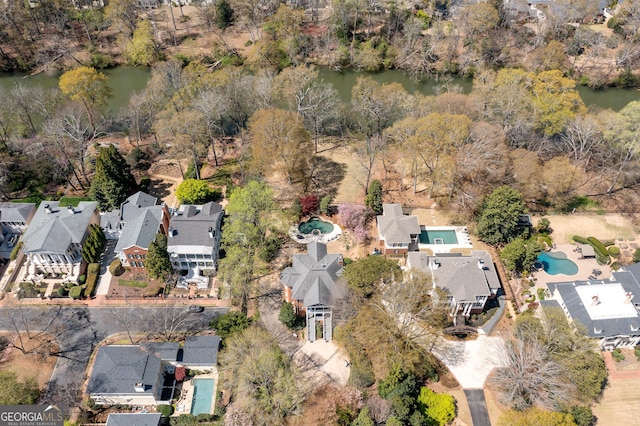 3847 Sweet Bottom Dr, Duluth, GA 30096 - view of property location with nearby suburban area and a large body of water