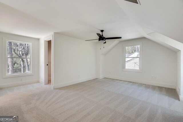 1861 Dyer Cir, Atlanta, GA 30341 - additional living space featuring ceiling fan, light carpet, and baseboards