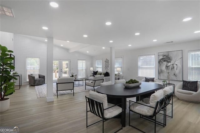 2041 Briarcliff Rd NE, Atlanta, GA 30329 - dining room with plenty of natural light, light wood-type flooring, and recessed lighting
