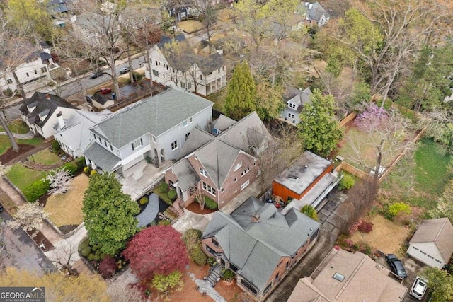 birds eye view of property featuring a residential view