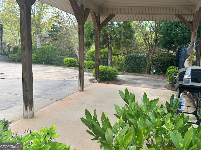 227 Fenwick Cir, Mcdonough, GA 30253 - view of patio featuring fence