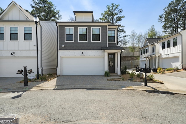 807 Stickley Oak Way, Woodstock, GA 30189 - view of front of house with a garage and decorative driveway