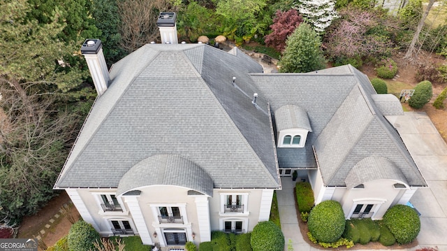 bird's eye view