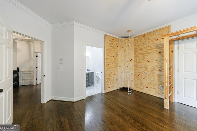 2005 Westbourne Way, Alpharetta, GA 30022 - unfurnished room featuring crown molding, wood finished floors, and baseboards