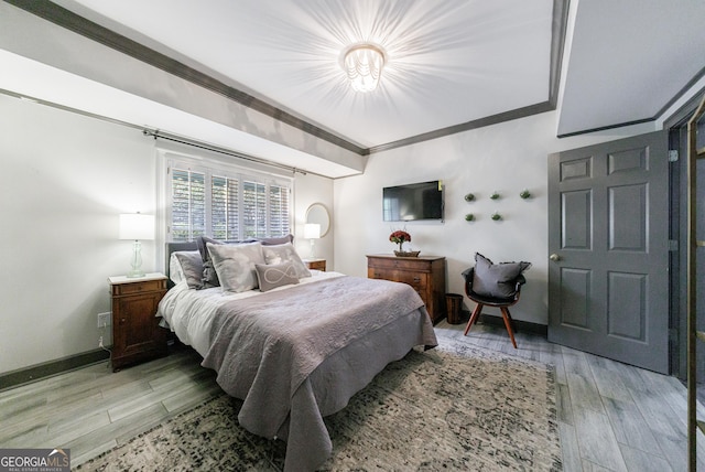 2005 Westbourne Way, Alpharetta, GA 30022 - bedroom featuring light wood-style floors and baseboards