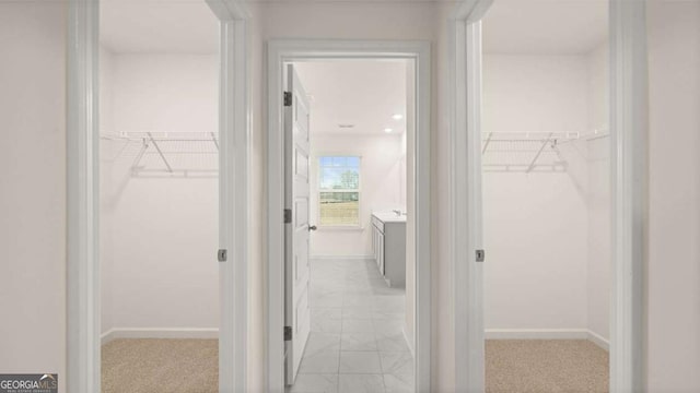 1099 Blue Juniper Cir, Loganville, GA 30052 - corridor featuring baseboards