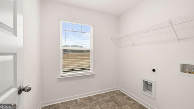 1099 Blue Juniper Cir, Loganville, GA 30052 - laundry area with baseboards, hookup for an electric dryer, laundry area, and hookup for a washing machine