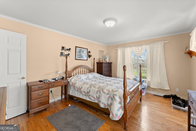 1595 Historic Old Highway 441, Clarkesville, GA 30523 - bedroom with ornamental molding and wood-type flooring