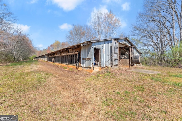 1595 Historic Old Highway 441, Clarkesville, GA 30523 - view of pole building with a yard