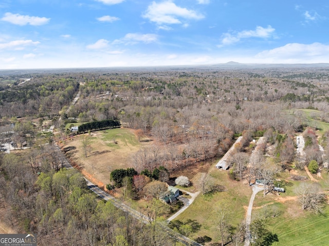 1595 Historic Old Highway 441, Clarkesville, GA 30523 - aerial view of property's location with a heavily wooded area