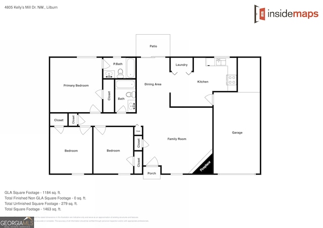 4805 Kellys Mill Dr NW, Lilburn, GA 30047