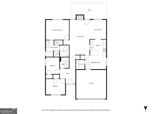 8166 N Pine Cone Dr, Villa Rica, GA 30180 - floor plan