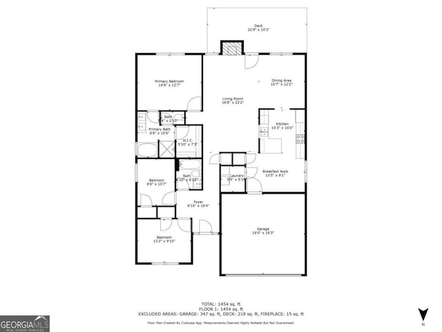 8166 N Pine Cone Dr, Villa Rica, GA 30180 - view of layout