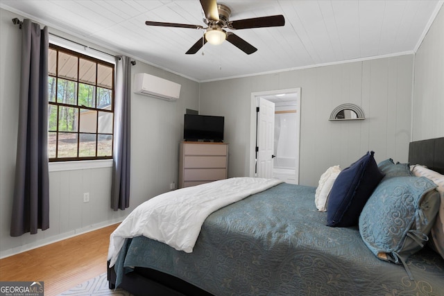 living room with a ceiling fan and light wood-type flooring