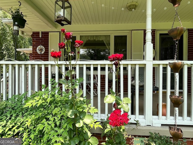 256 Black Rock Mountain Pkwy, Clayton, GA 30525 - exterior space with a porch