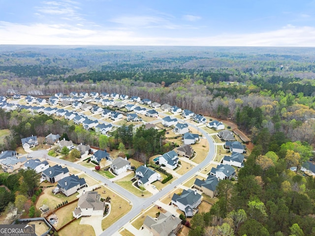 6635 Canyon Cv, Cumming, GA 30028 - bird's eye view featuring a residential view and a view of trees