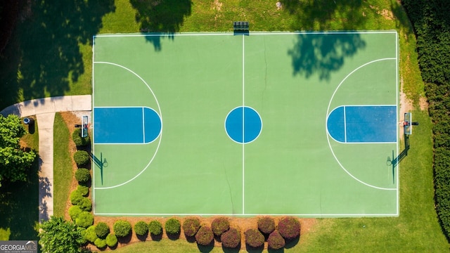 6635 Canyon Cv, Cumming, GA 30028 - view of basketball court with community basketball court