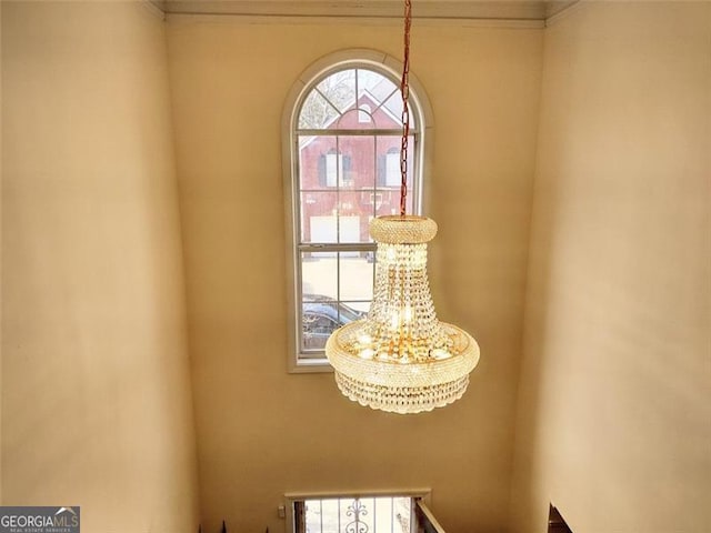 interior details featuring crown molding
