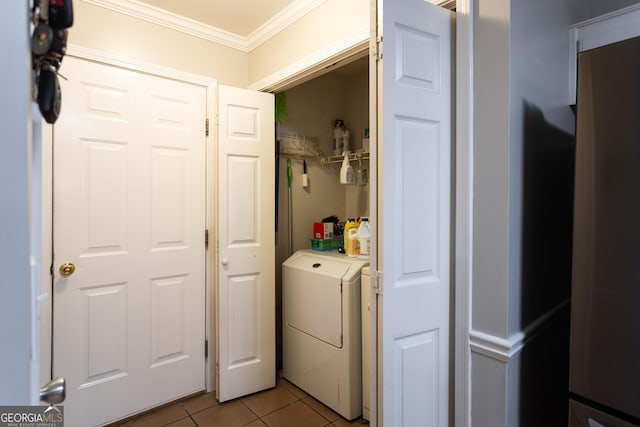 bedroom featuring visible vents, ornamental molding, a tray ceiling, and dark wood-style floors