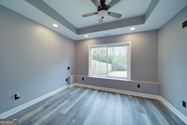 830 Buffington Way, Canton, GA 30115 - spare room featuring recessed lighting, wood finished floors, visible vents, and baseboards