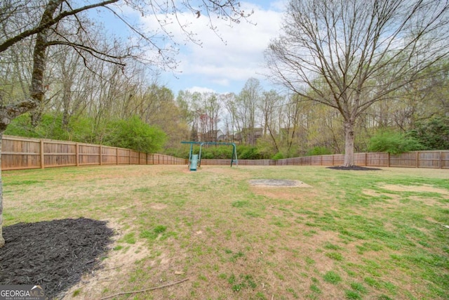 830 Buffington Way, Canton, GA 30115 - view of yard with a fenced backyard and a playground