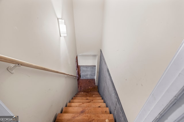 view of staircase