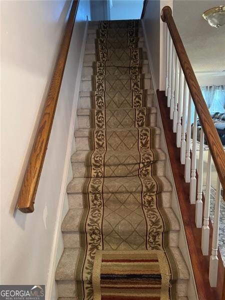 view of stairs