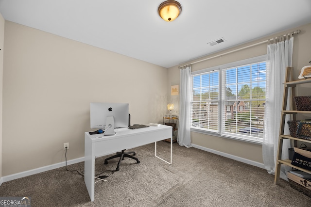 1803 Gold Finch Way, Lawrenceville, GA 30043 - home office featuring carpet flooring and baseboards
