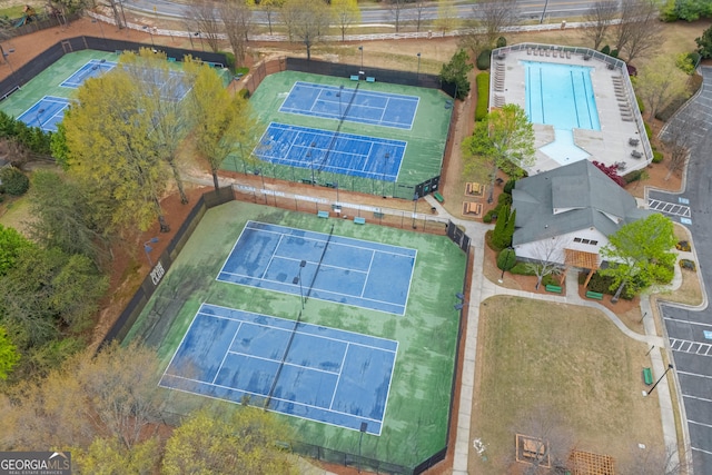1803 Gold Finch Way, Lawrenceville, GA 30043 - drone / aerial view