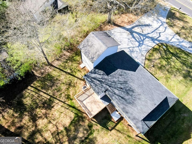 drone / aerial view