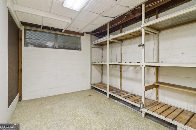 view of storage