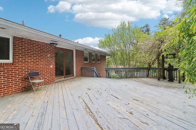 view of deck