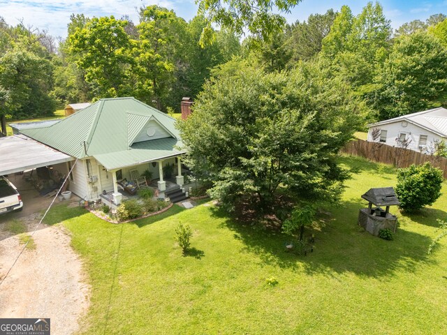 622 Cedartown Ave, Tallapoosa, GA 30176 - aerial view of property and surrounding area