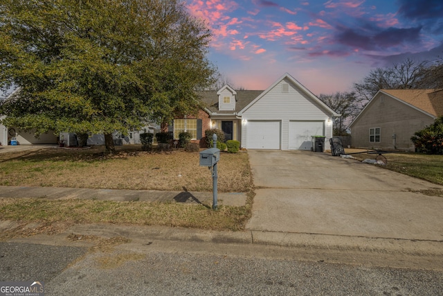 118 Covington Cv, Byron, GA 31008 - view of front of house featuring concrete driveway and an attached garage