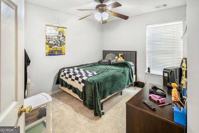 118 Covington Cv, Byron, GA 31008 - carpeted bedroom featuring ceiling fan