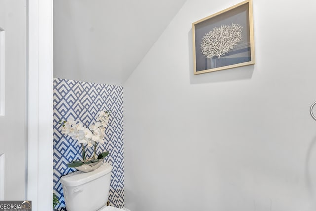 bathroom with toilet