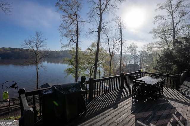 109 Shelton Ln, Eatonton, GA 31024 - deck with a water view
