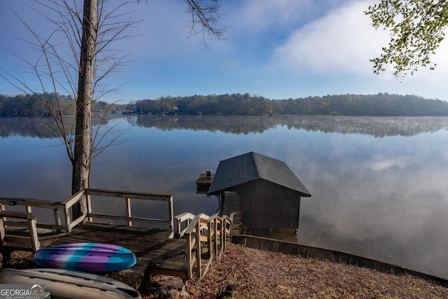 109 Shelton Ln, Eatonton, GA 31024 - dock area with a water view