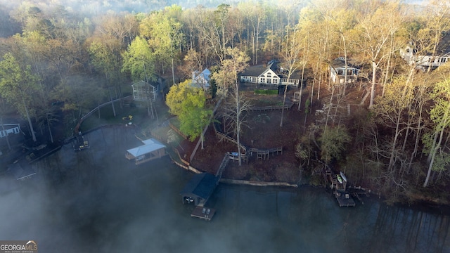109 Shelton Ln, Eatonton, GA 31024 - drone / aerial view with a forest view