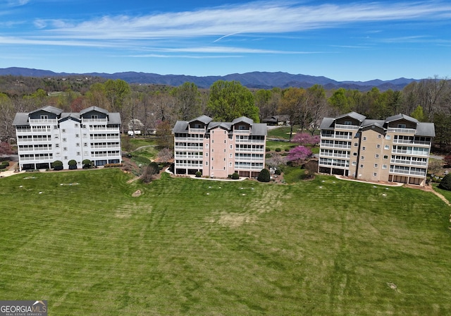 3112 Allison Ct, Young Harris, GA 30582 - birds eye view of property featuring a wooded view and a mountain view