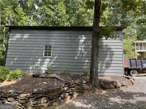 370 Rainey Dr, Dawsonville, GA 30534 - view of side of home with an outdoor structure