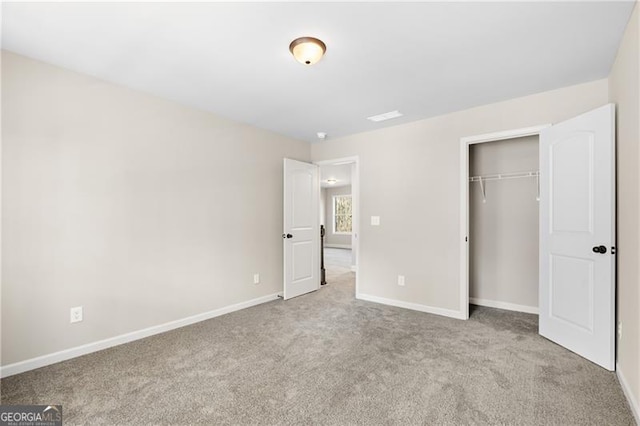 5726 Ridgewater Cir, Gainesville, GA 30506 - unfurnished bedroom with a closet, carpet, and baseboards