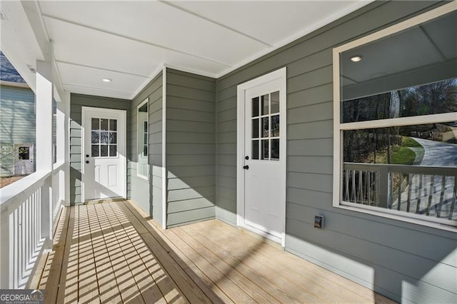 5726 Ridgewater Cir, Gainesville, GA 30506 - wooden terrace with covered porch