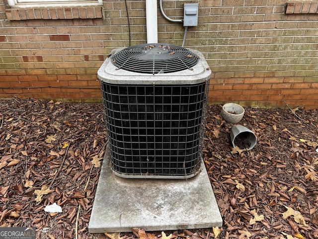 exterior details featuring cooling unit
