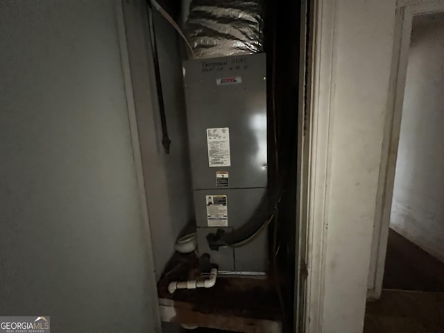 view of utility room