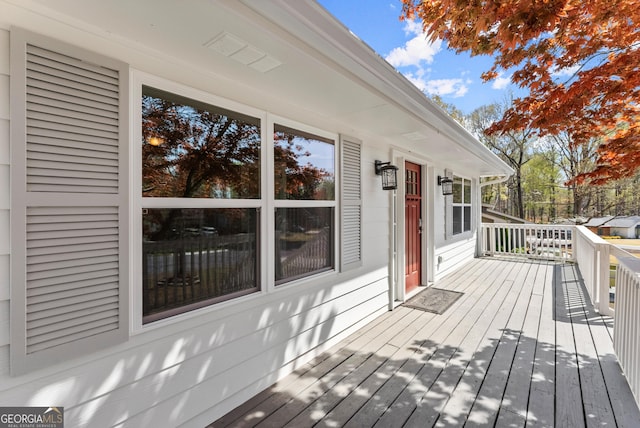 385 Jayne Ellen Way, Alpharetta, GA 30009 - view of wooden terrace
