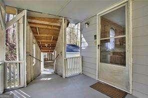 view of horse barn