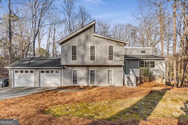 4519 Glenforest Dr NE, Roswell, GA 30075 - view of front of home featuring driveway and a garage