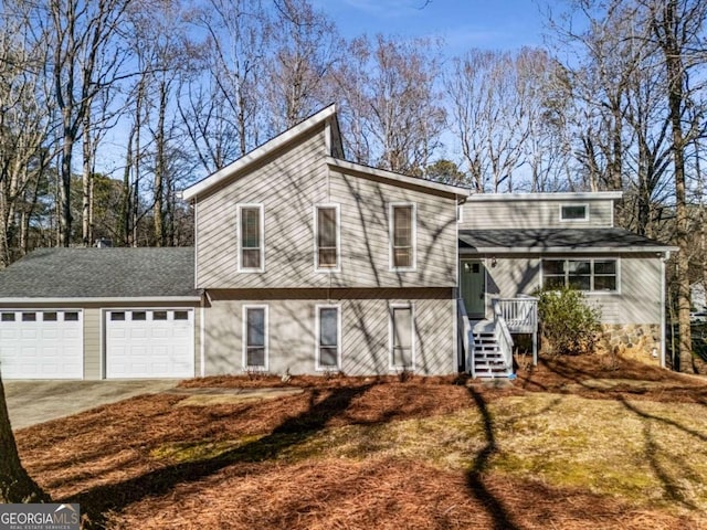 4519 Glenforest Dr NE, Roswell, GA 30075 - tri-level home with driveway and an attached garage